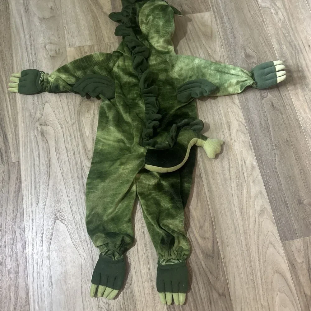 Boys Green Dragon Costume‎ Size 12/24 Months By Children's Place